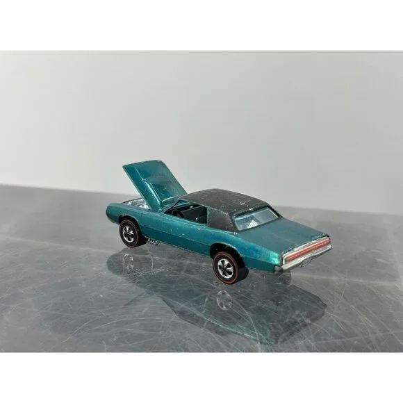 1967 Hot Wheels Redline Custom T Bird Aqua